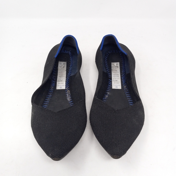 Black Pointy Rothys Size 7.5 - Picture 2 of 8